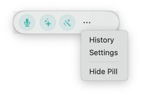 Quill menu bar panel